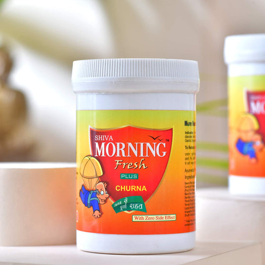 Hing Anar Ayurvedic Digestive Goli + Morning Fresh Plus Churna Combo | Gas, Acidity, Indigestion & Constipation Relief | Hing Goli & Ayurvedic Churna for Daily Digestion