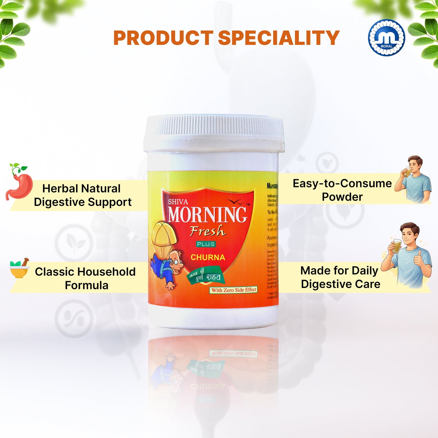 Hing Anar Ayurvedic Digestive Goli + Morning Fresh Plus Churna Combo | Gas, Acidity, Indigestion & Constipation Relief | Hing Goli & Ayurvedic Churna for Daily Digestion