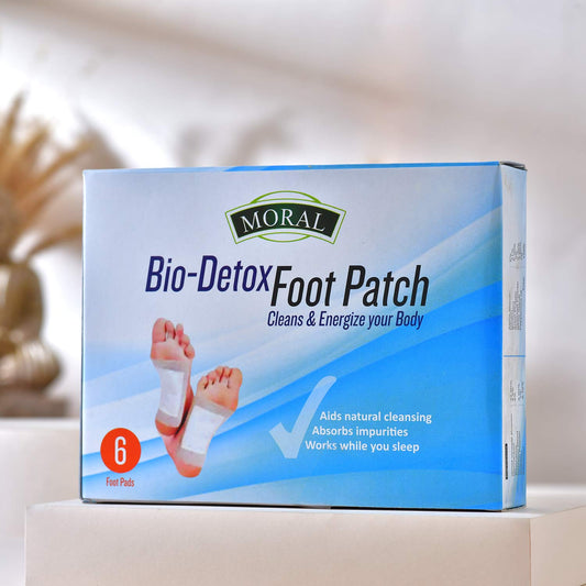 Bio-Detox Foot Patch | Overnight Cleansing Foot Pads for Relaxation & Wellness | Easy to Use Detox Foot Pads | Natural Ingredients for Sleep Aid | Pain Relief |Pack of 6 Pads