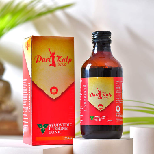Pari Kalp Ayurvedic Uterine Tonic for Women - 200ml | Regulates Periods, Supports Hormonal Balance & Fertility | Enriched with Ashoka & Lodhra | Relief from Menstrual Cramps & Fatigue