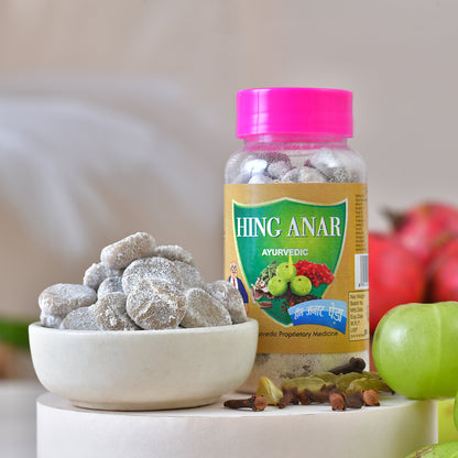 Hing Anar Ayurvedic Digestive Goli + Morning Fresh Plus Churna Combo | Gas, Acidity, Indigestion & Constipation Relief | Hing Goli & Ayurvedic Churna for Daily Digestion