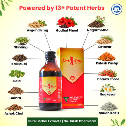 Pari Kalp Ayurvedic Women’s Wellness Tonic | Ashoka & Lodhra | 200ml