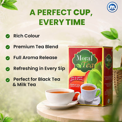 Moral Premium Natural Tea | Rich Aroma & Strong Taste | 500g
