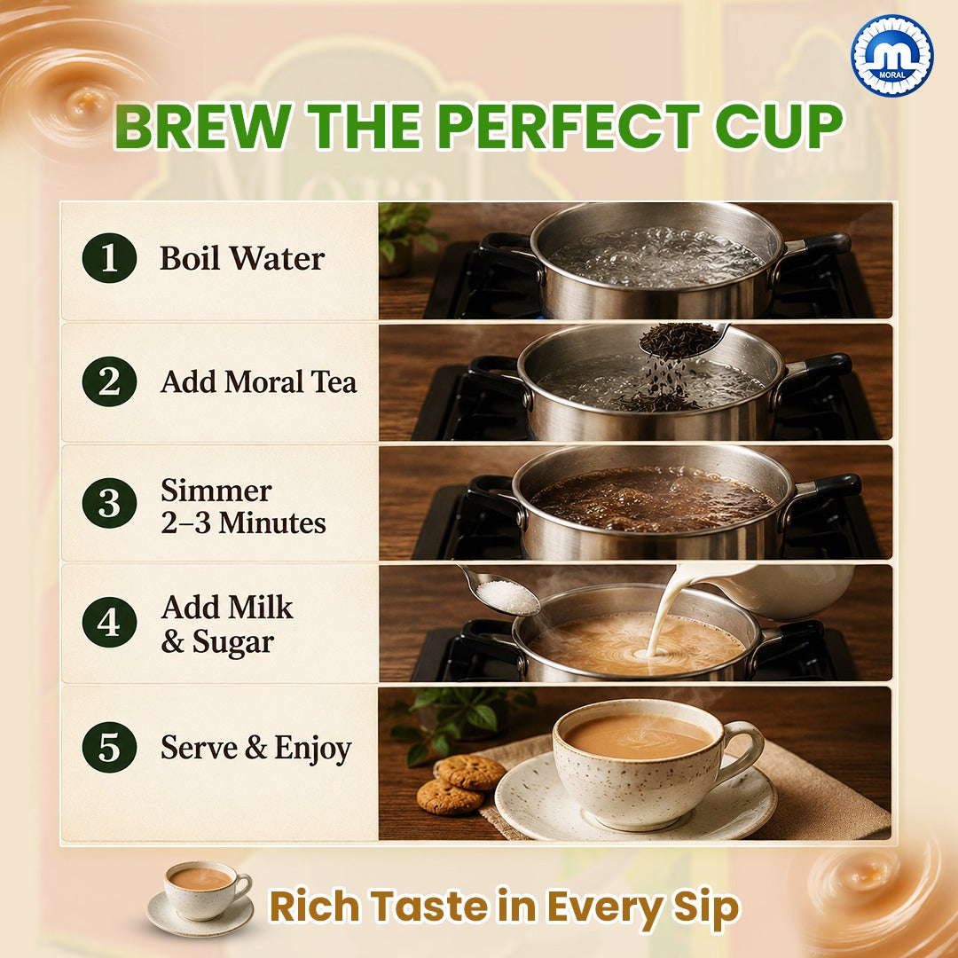 Moral Premium Natural Tea | Rich Aroma & Strong Taste | 500g