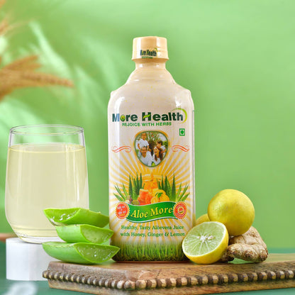 Aloe More Aloe Vera Juice | Infused with Ginger, Lemon & Honey