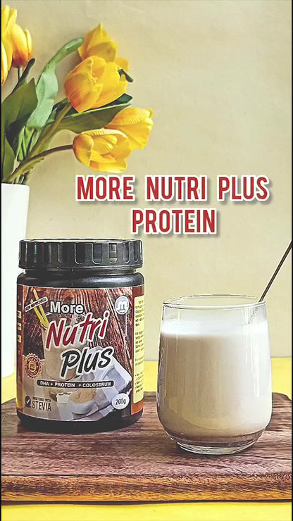 More Nutri Plus Protein Powder | Zero Added Sugar | Chocolate Flavour